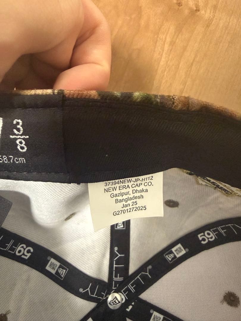 Supreme BoxLogo NewEra 7 3/8 リアルツリー 25SS