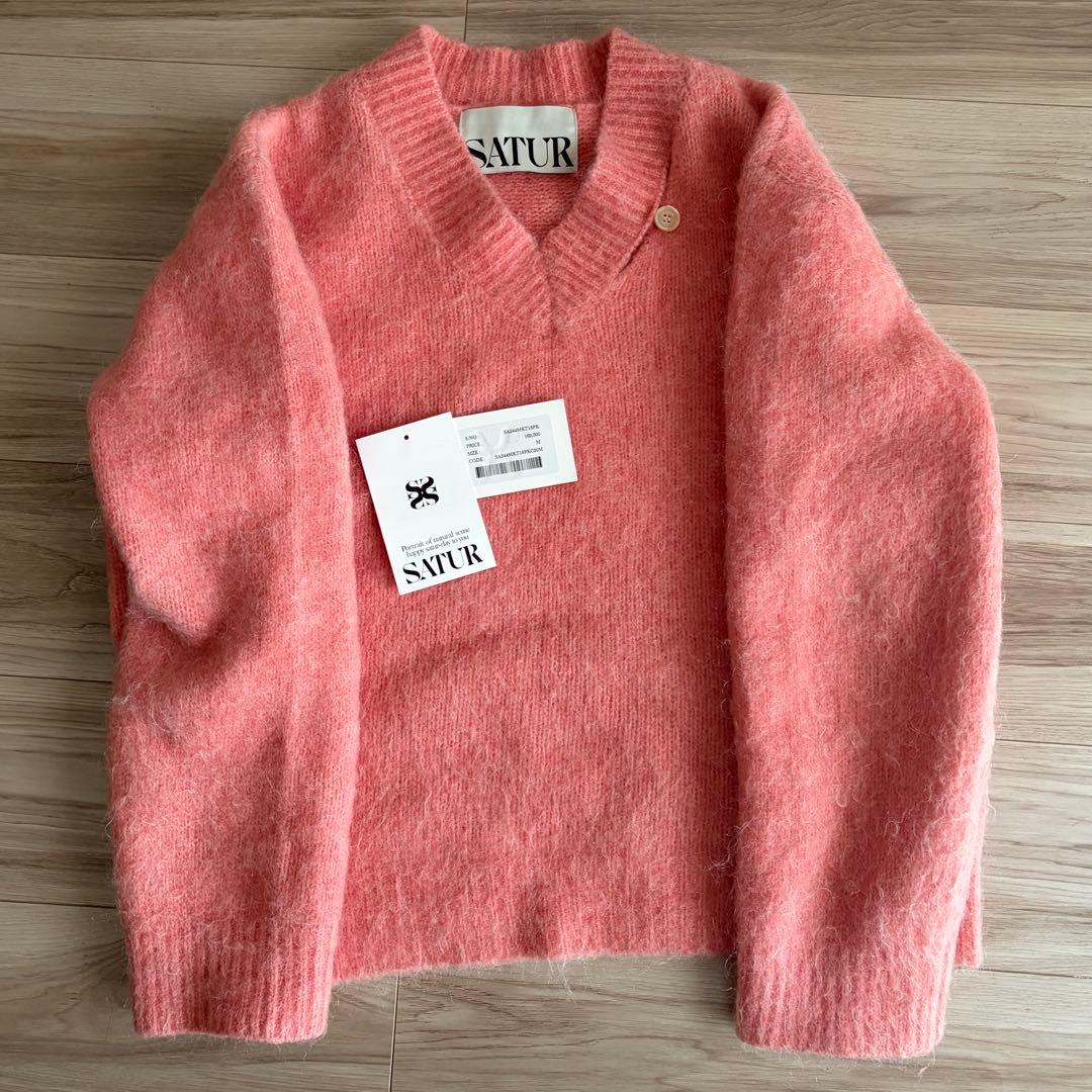 SATUR MOHAIR PULLOVER KNIT ニット