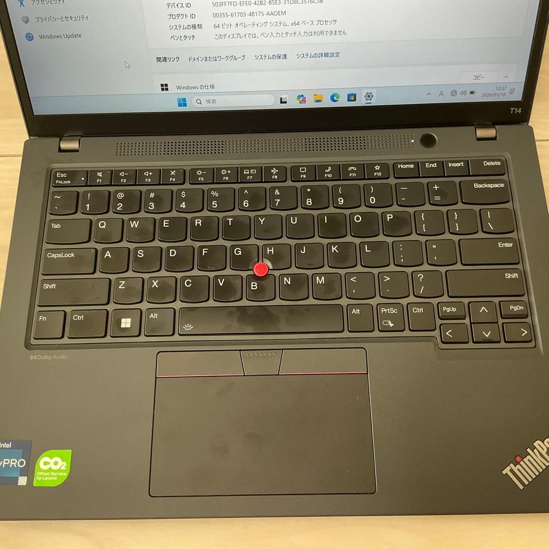 Windowsノート本体 Lenovo ThinkPad T14 GEN4 WWAN