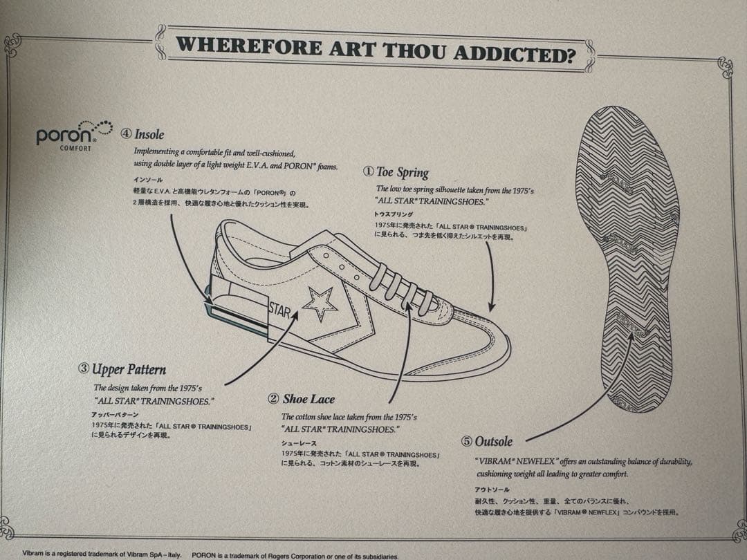 靴 CONVERSE Addict As Trainingshoes 25cm