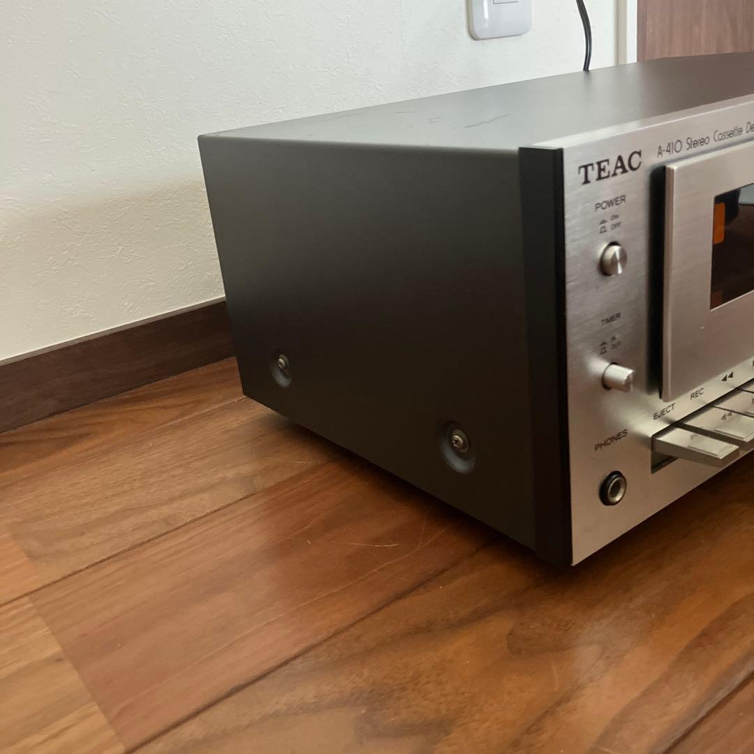 TEAC A-410 ティアック ステレオカセットデッキ 稼働品 取扱説明書付き