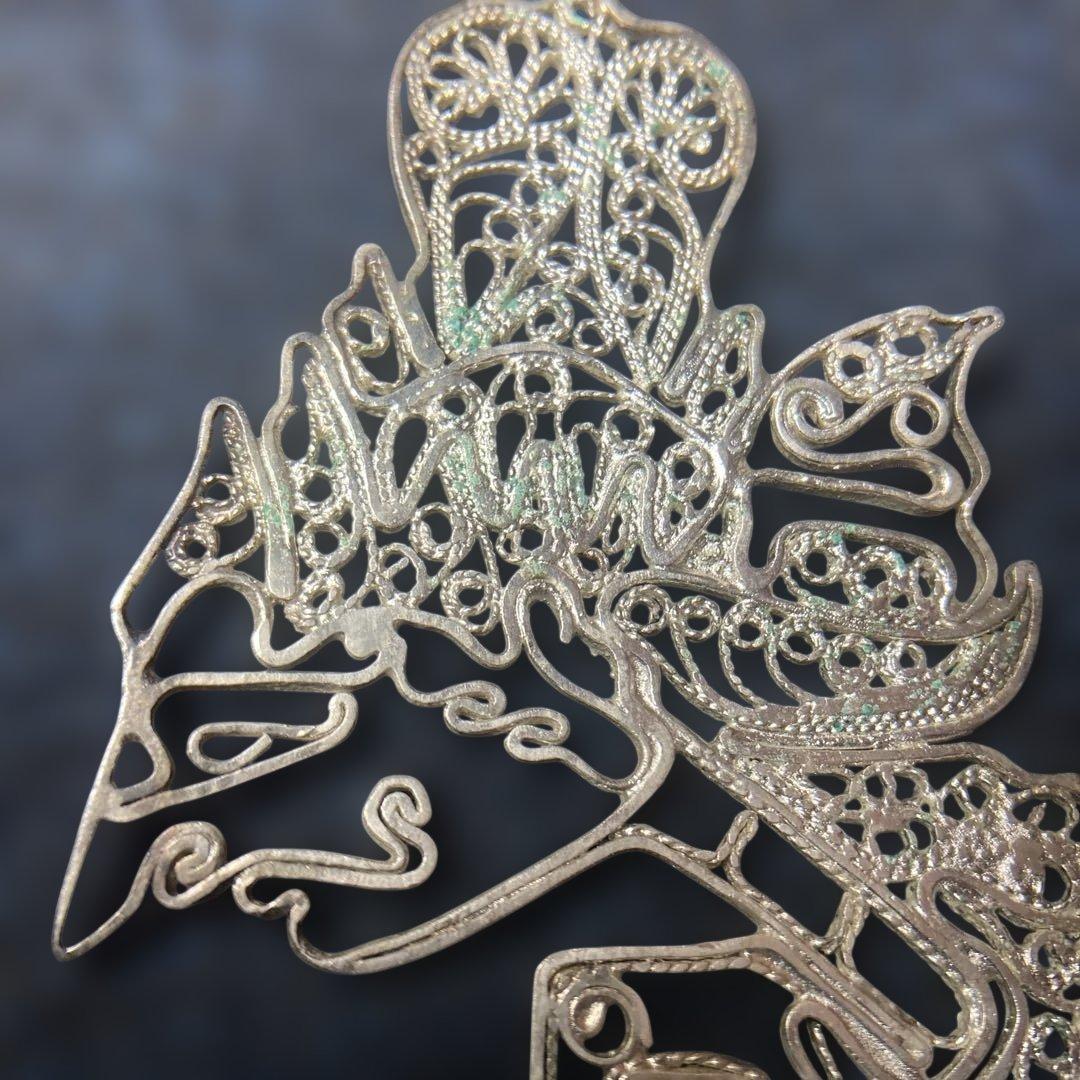 80年代( ´ ▽ ` )バリ島ブームの頃の銀細工925シルバー製のワヤン.クリ