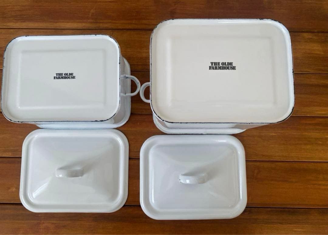 レア 廃盤 オールドファームハウス ホーロー　bread cakes