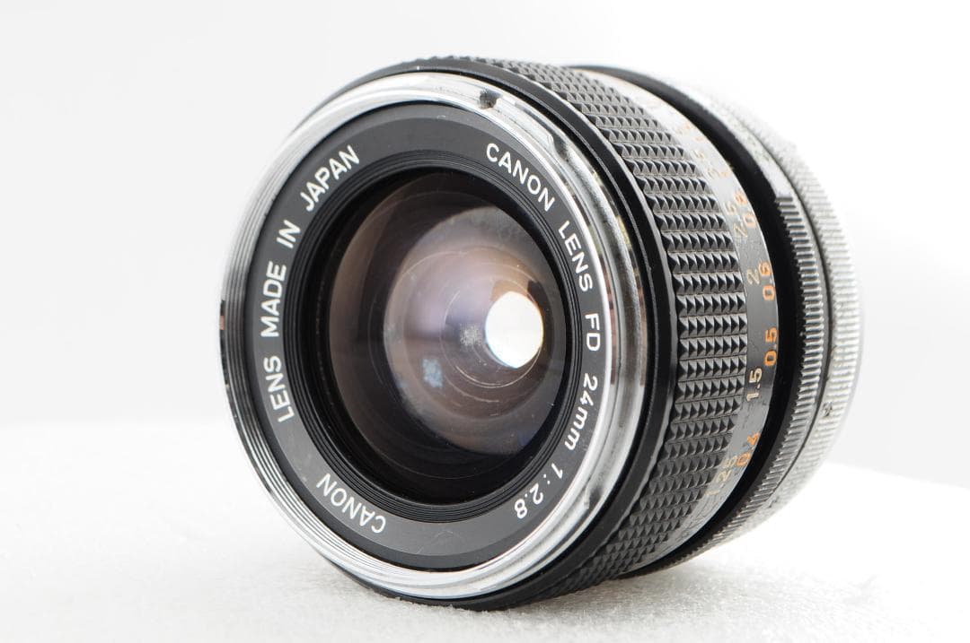 Canon FD 24mm f2.8 Oマーク　人気の単焦点レンズの完動品です