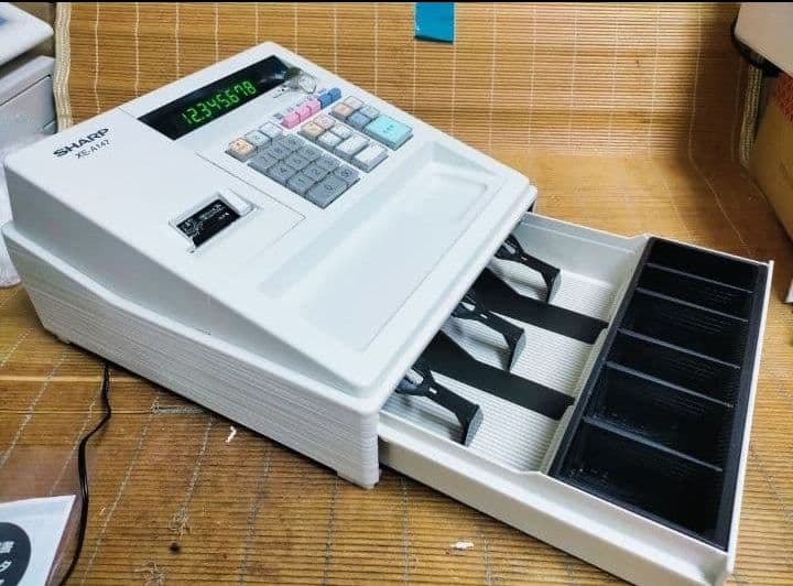 シャープレジスター　XE-A147　PC連携売上管理フル設定無料　000662