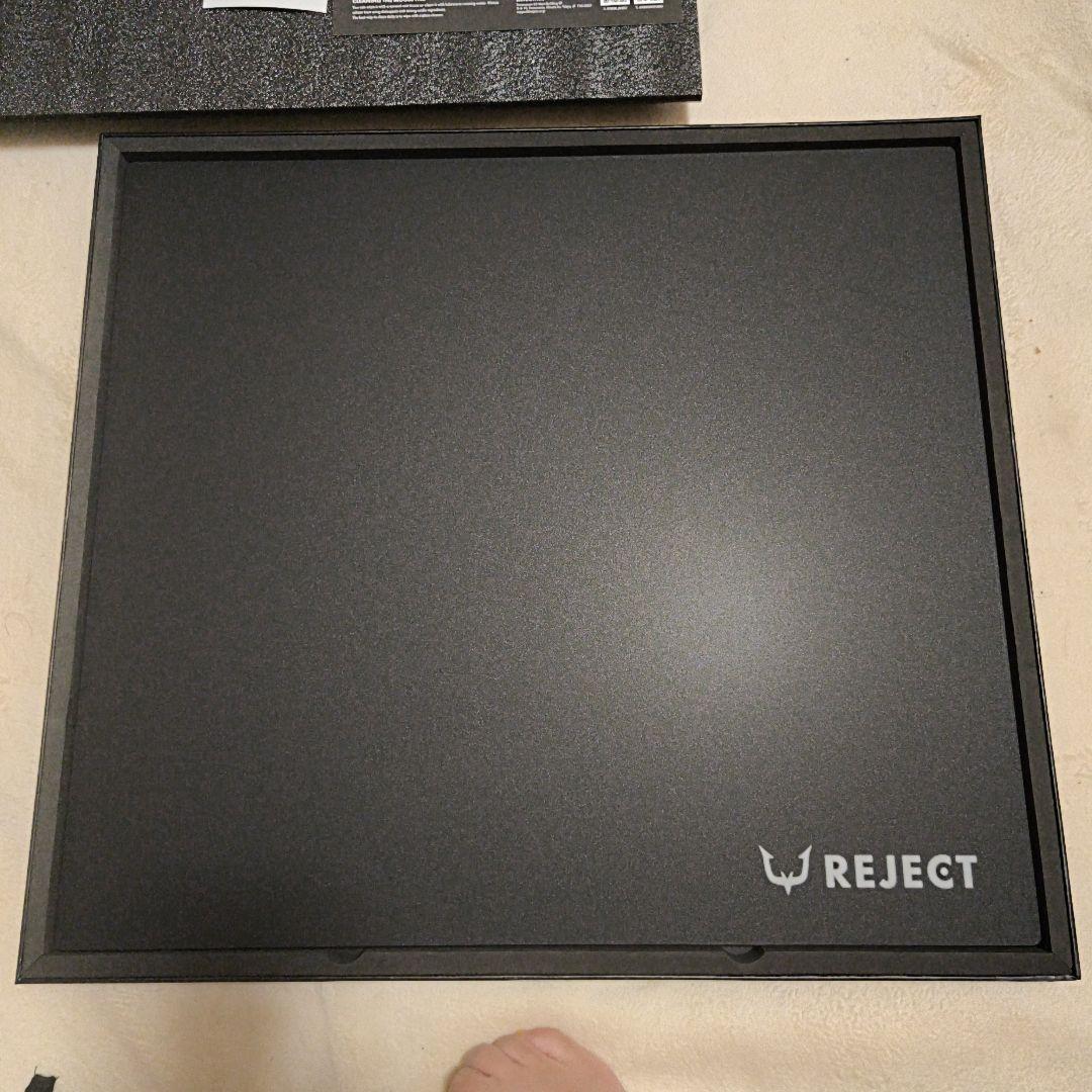 極美品　REJECT Orbit Glass ガラスマウスパッド