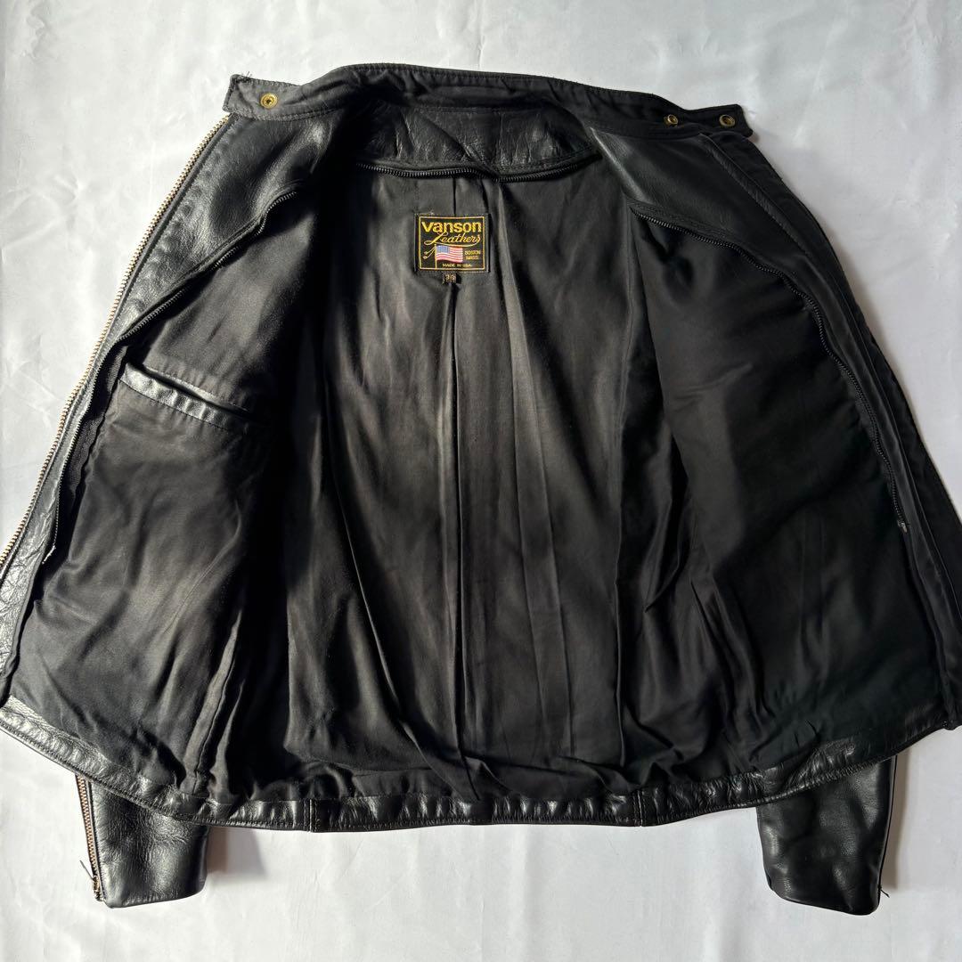 80’s VANSON MODEL B シングルライダース ヴィンテージ タロン