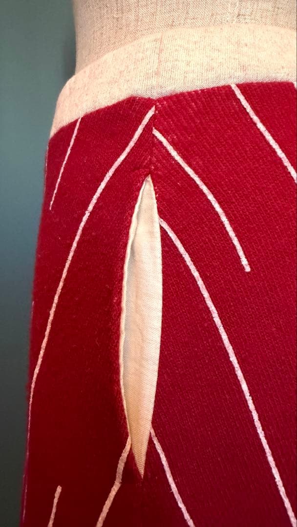 ⭐️ミナペルホネン フレアスカートrain carving2016 サイズ38