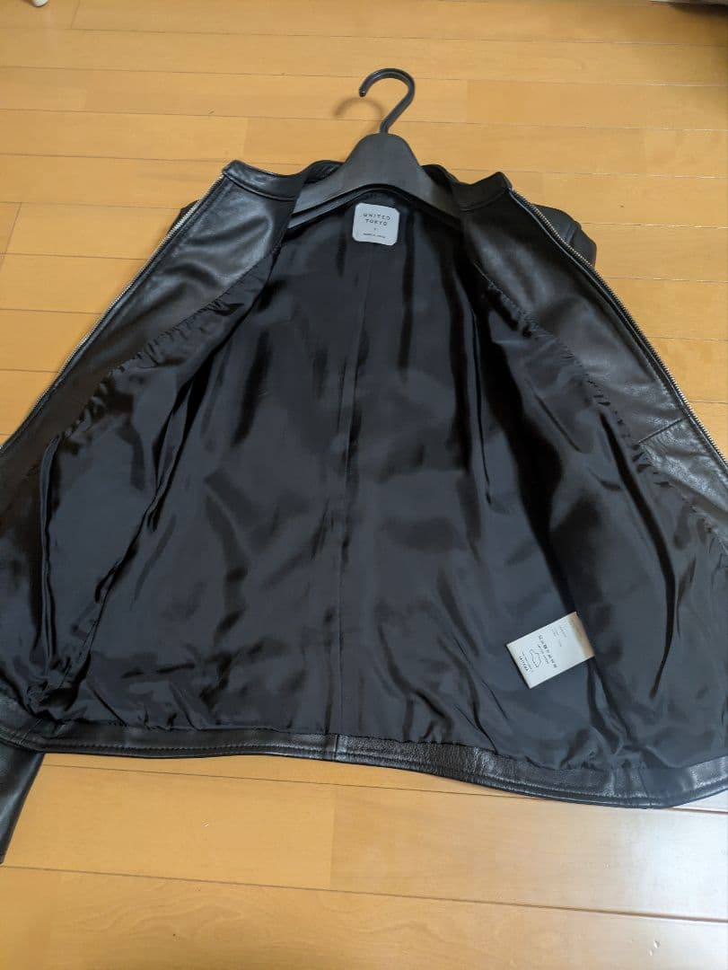 UNITED TOKYO シングルライダースジャケット サイズ3 ブラック