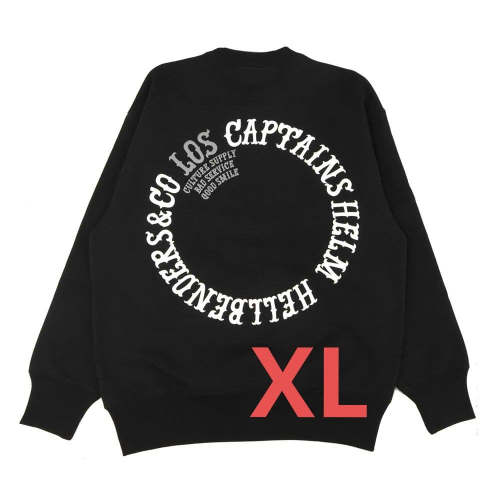 キャプテンズヘルム　ヘルベンダーズ　サークルロゴ　スウエット　XL