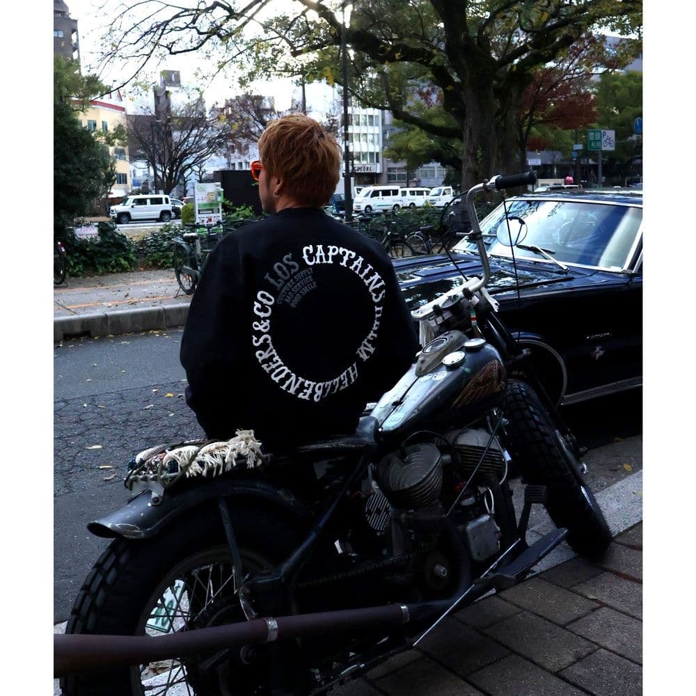 キャプテンズヘルム　ヘルベンダーズ　サークルロゴ　スウエット　XL