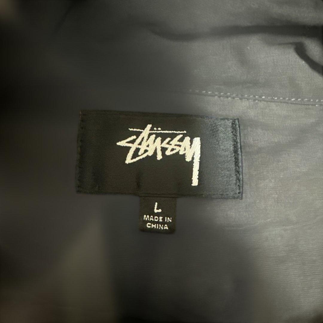 Stussy shell jacketブラック ナイロンジャケット L