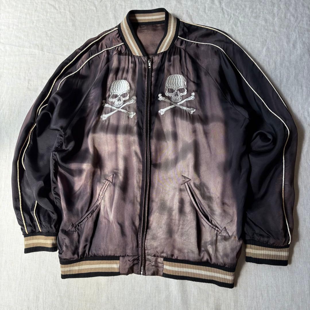 【グッドフェード】skullworks×COLLARS スカル スカジャン 刺繍