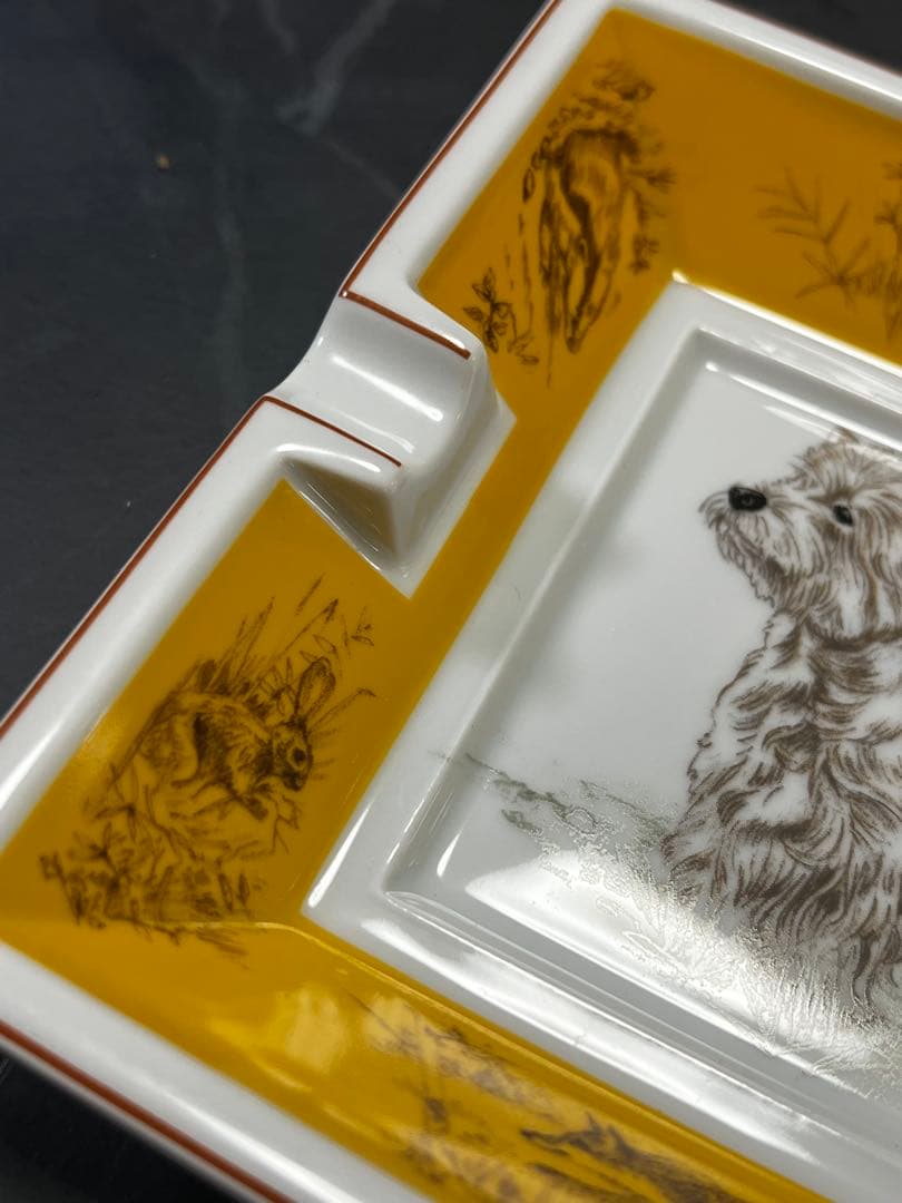 Hermès ウエストハイランドホワイトテリア　灰皿