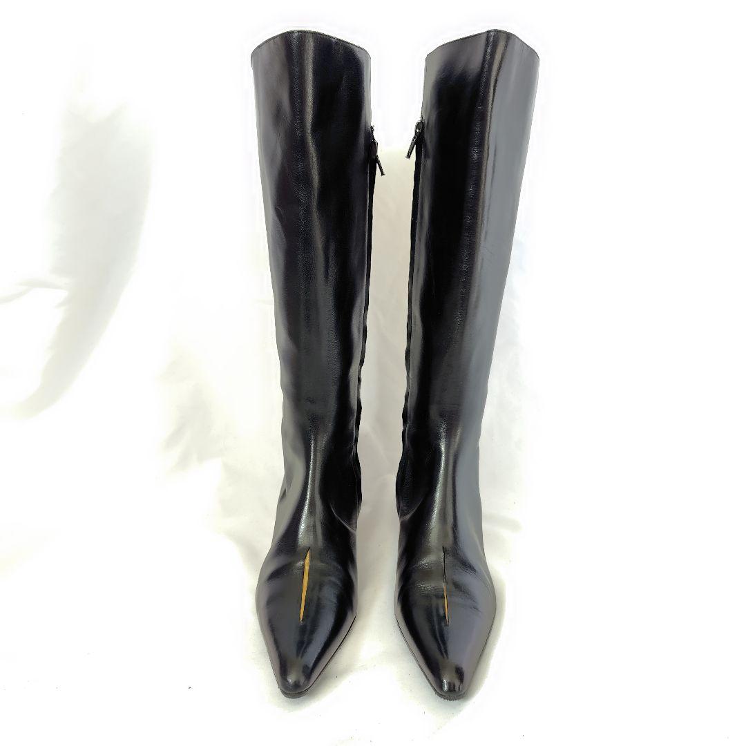 極美品❤Dries Van Noten【ドリス ヴァン ノッテン】ロングブーツ黒