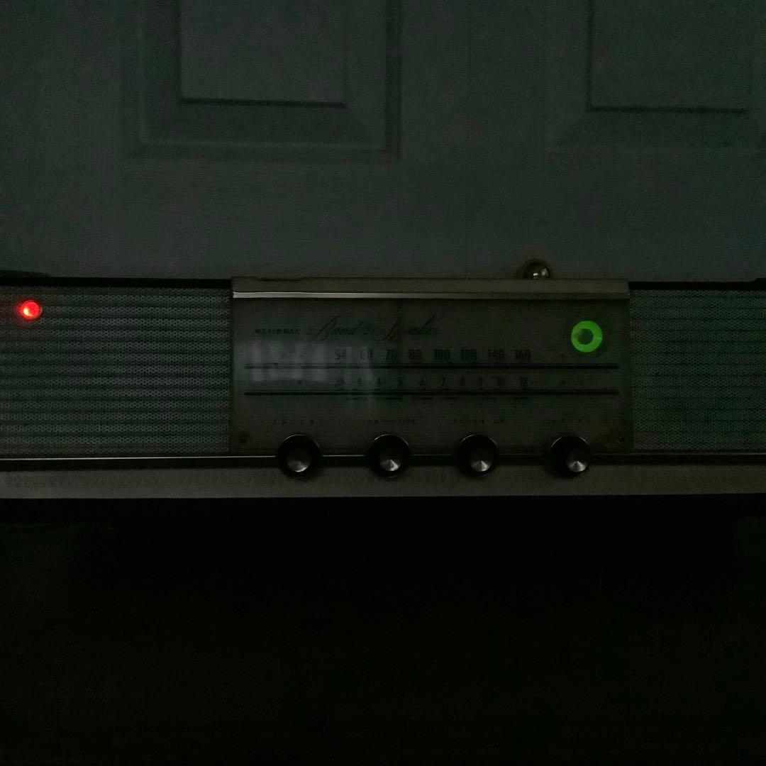 昭和レトロ　ナショナル　真空管ラジオ　松下電器産業