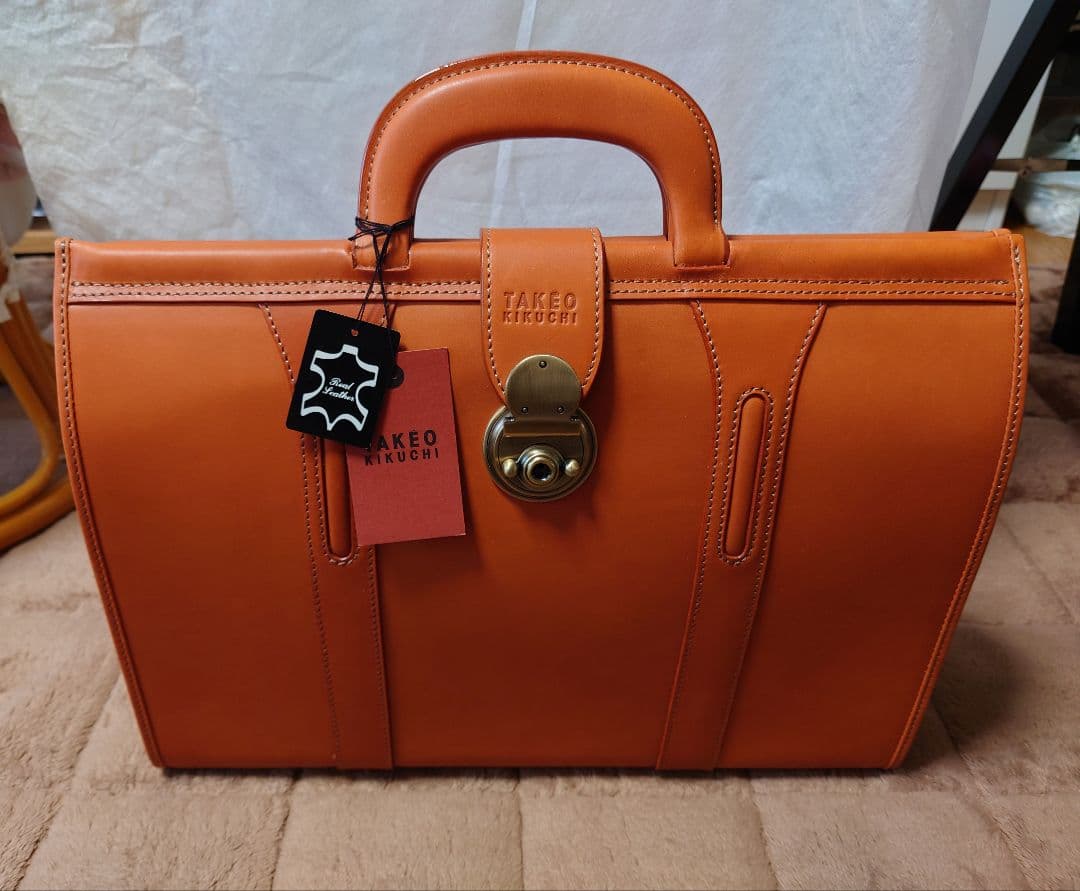 タケオキクチ本革レザー ビジネスバッグ 11256
