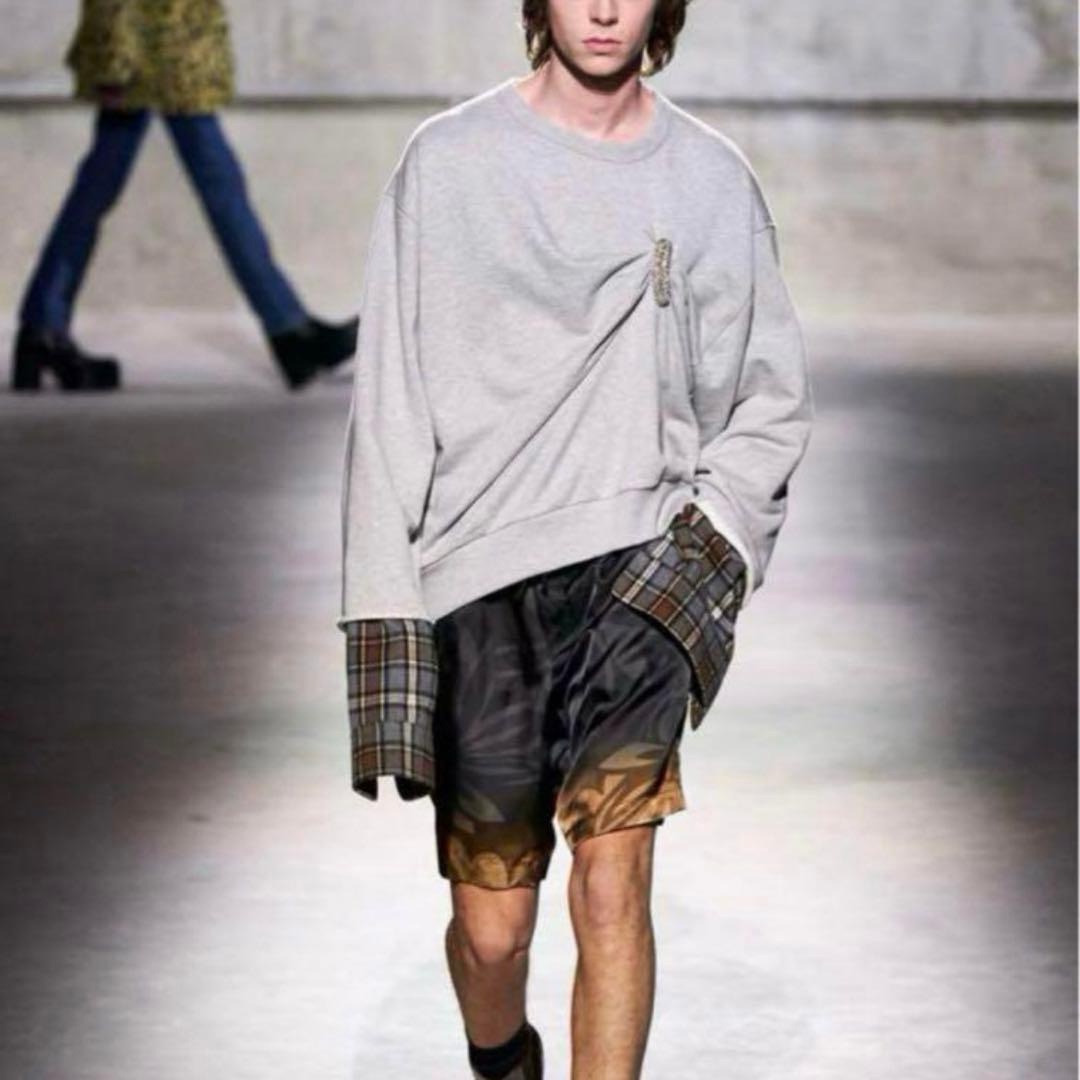 DRIES VAN NOTEN 20AW オーバーサイズ ドッキングスウェット