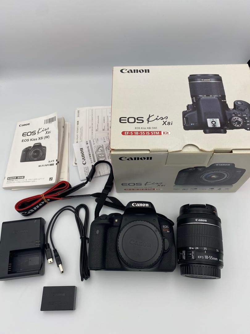 Canon EOS Kiss X8i 本体 レンズ 箱付き レンズ多数