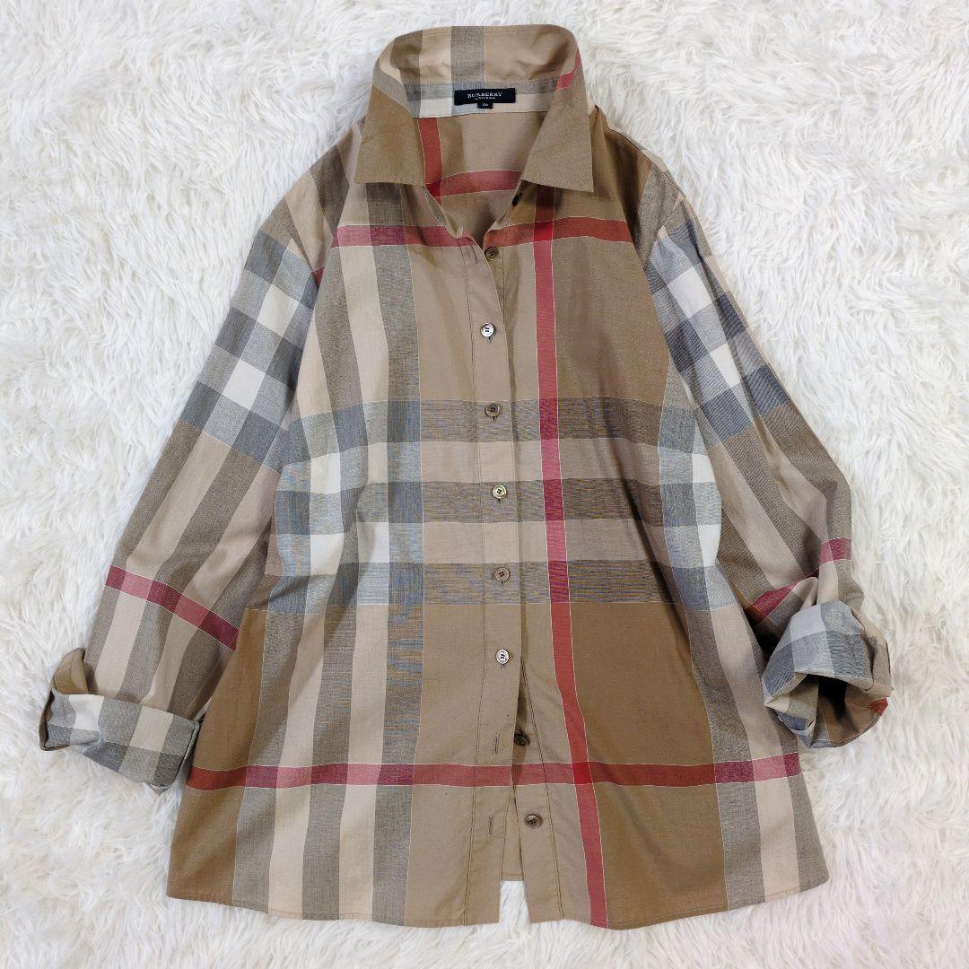 ✨美品✨ BURBERRY バーバリー Yシャツ ブラウス メガチェック 46