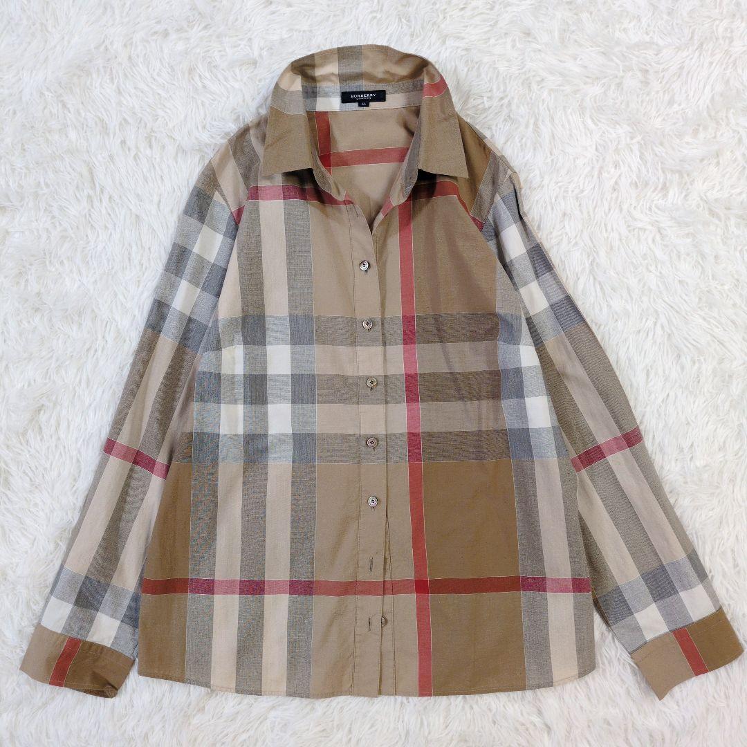 ✨美品✨ BURBERRY バーバリー Yシャツ ブラウス メガチェック 46