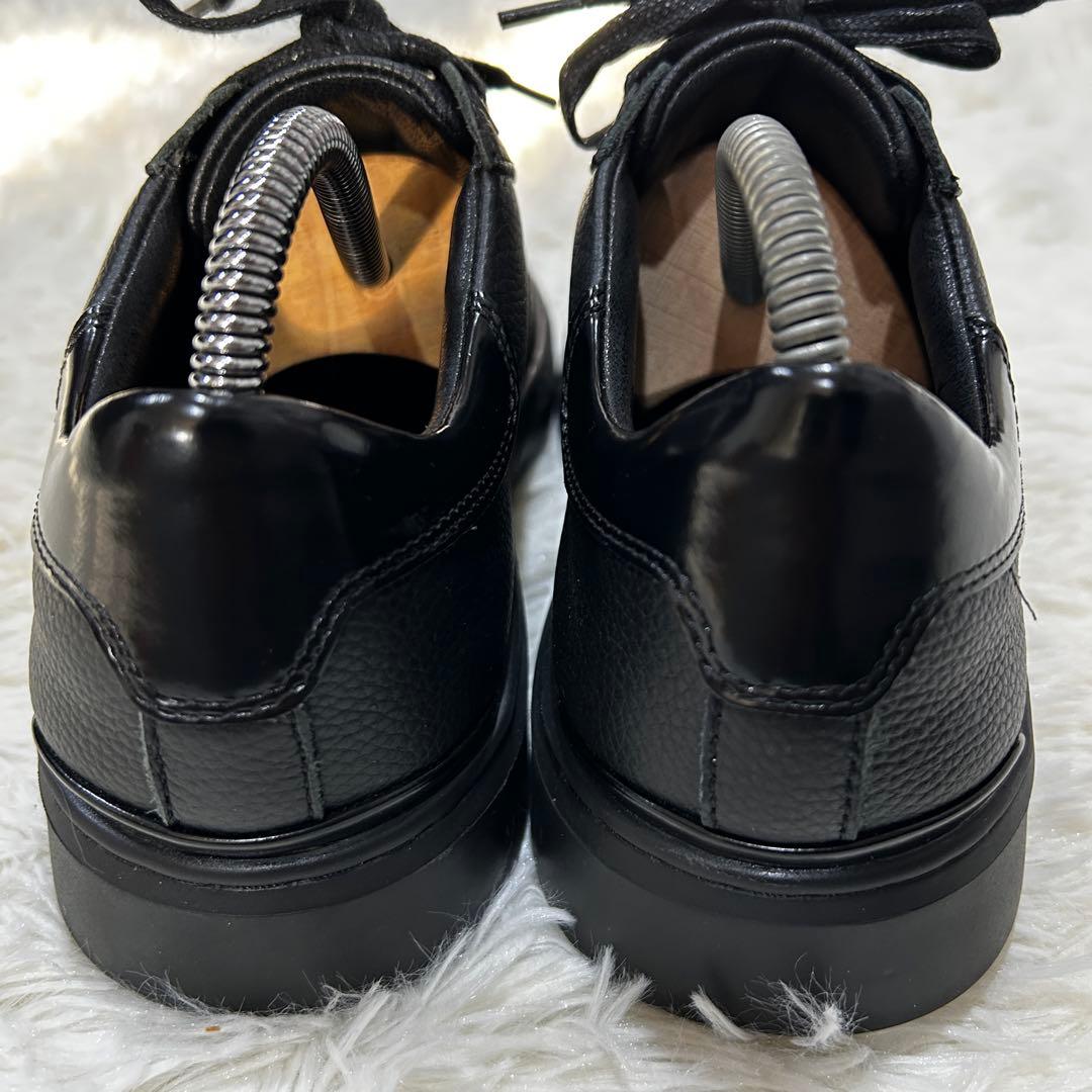 超美品✨ AOURE DEVICE1 シボ革 スニーカー希少 オールブラック