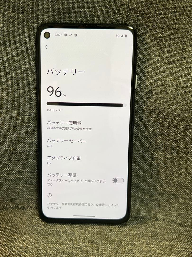 激安　Google pixel 4a 5G Just Black SIMフリー