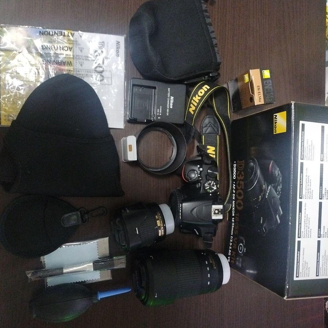 Nikon D3500 ショット数3148回 デジタル一眼レフカメラ