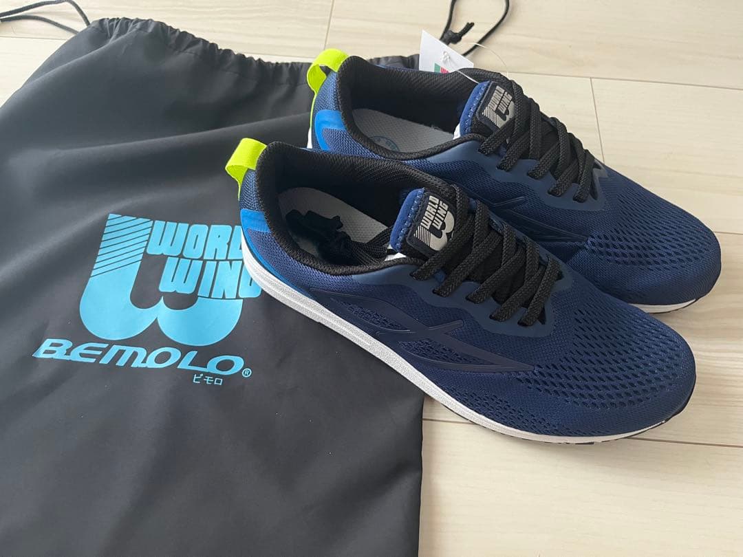 BEMOLO ネイビー トレーニングシューズ　ビモロシューズ