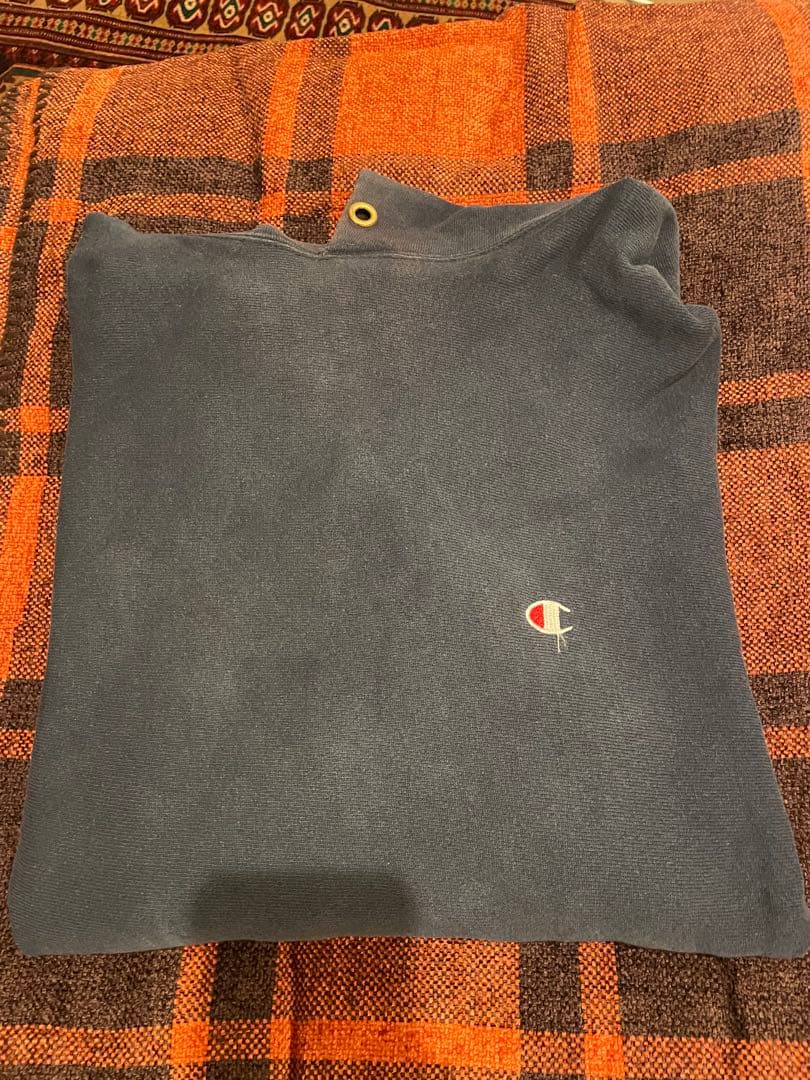 チャンピオンリバースウィーブパーカー　80s Lサイズ　ネイビー