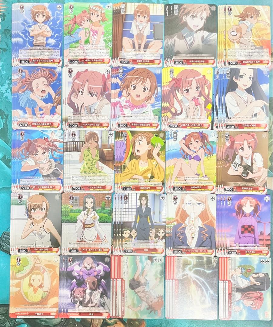 ヴァイス 禁書目録＆超電磁砲 ブースターパック3種 RR以下 4コン おまけ付き