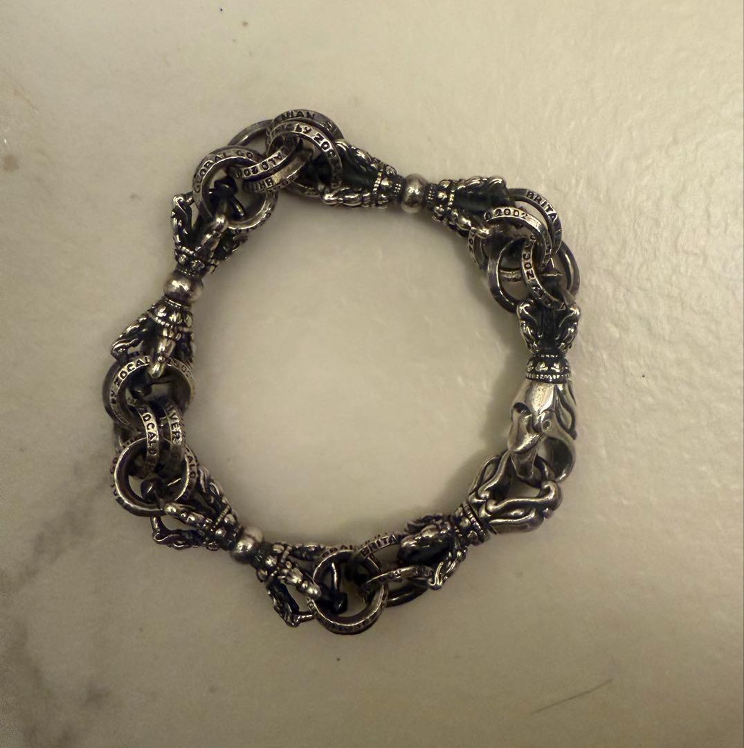 ソカロ ZOCALO シルバー リンクチェーン ブレスレット