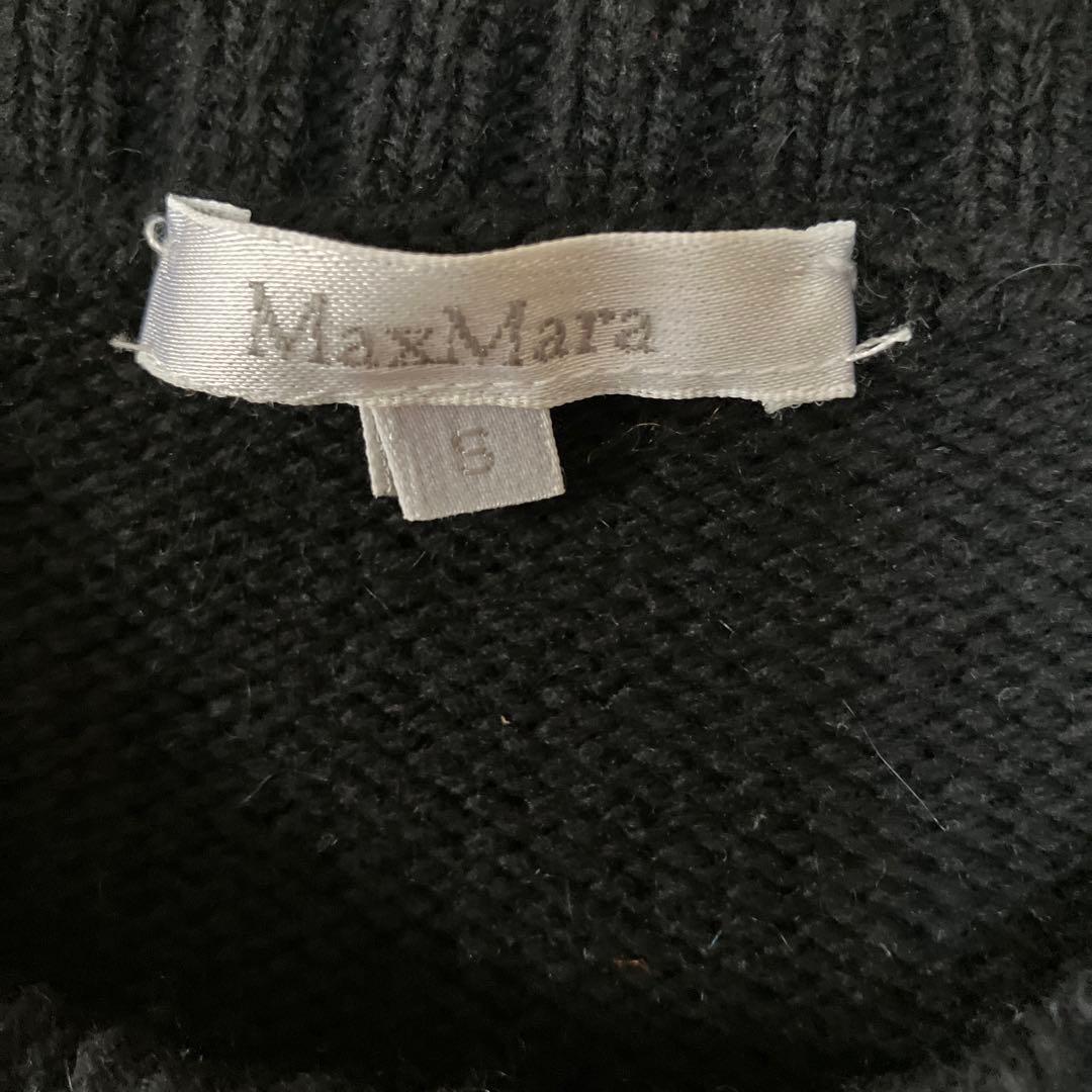 MaxMara 黒woolカシミヤニット　美品