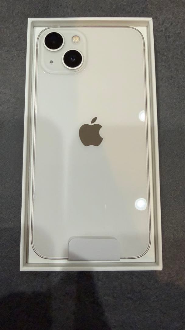 iPhone 13 本体　スターライト　128GB 箱付！送料無料！オマケ付き