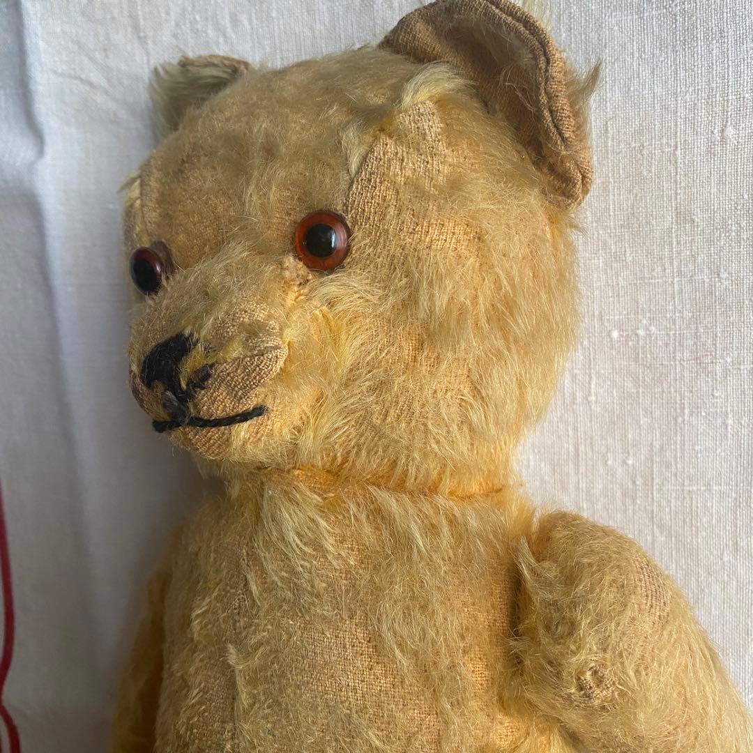 フランス・アンティークテディベア　グラスアイ