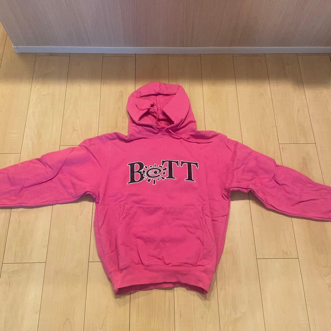 BoTT ピンク フード付きパーカー Mサイズ