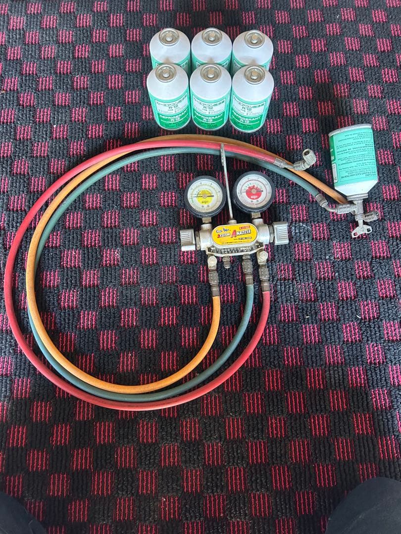 kaze　 R12 クーラーガス 6本 ガスチャージ