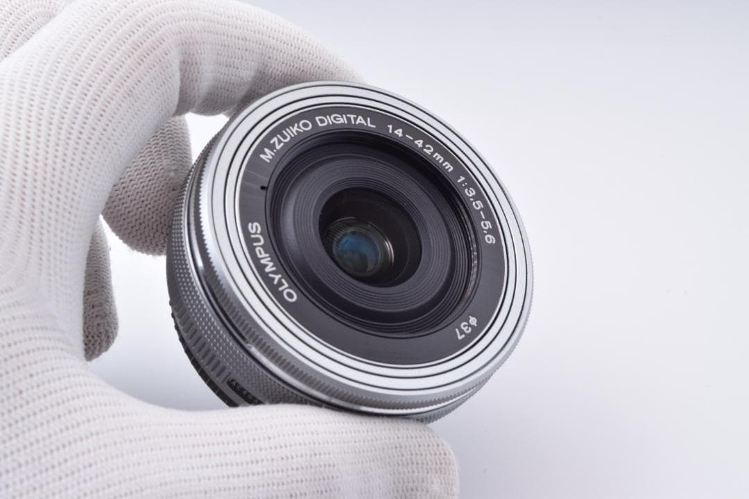 #49c 美品 オリンパス 電動パンケーキ ズームレンズ 14-42mm EZ