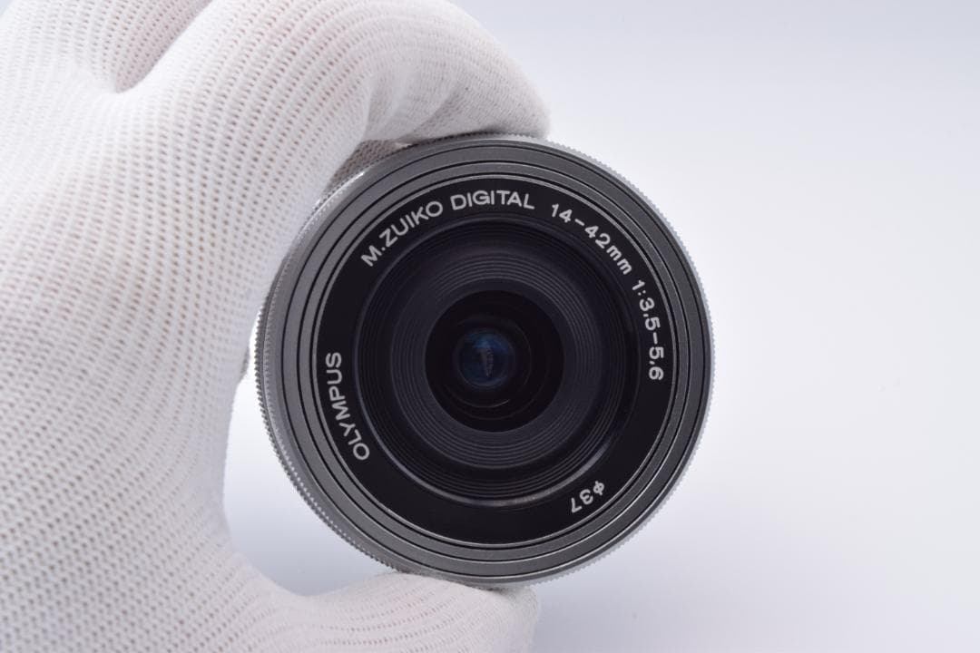 #49c 美品 オリンパス 電動パンケーキ ズームレンズ 14-42mm EZ