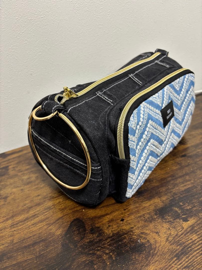 RED ジグザグ模様 ショルダーバッグ ドラム