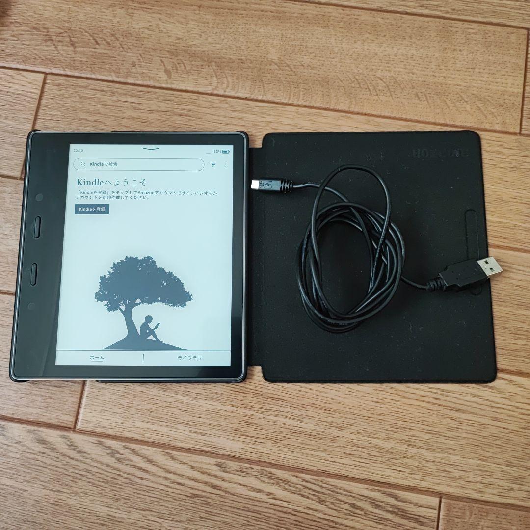 Kindle Oasis 第10世代　32GB　広告無し　純正レザーケース付き