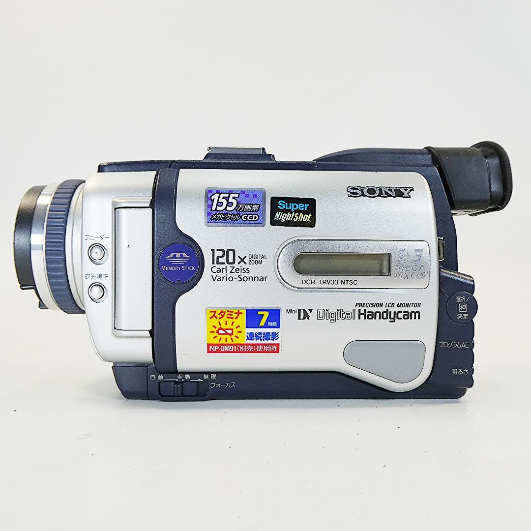 動作品 ソニーDCR-TRV30 MiniDV ビデオカメラDVDダビングに最適