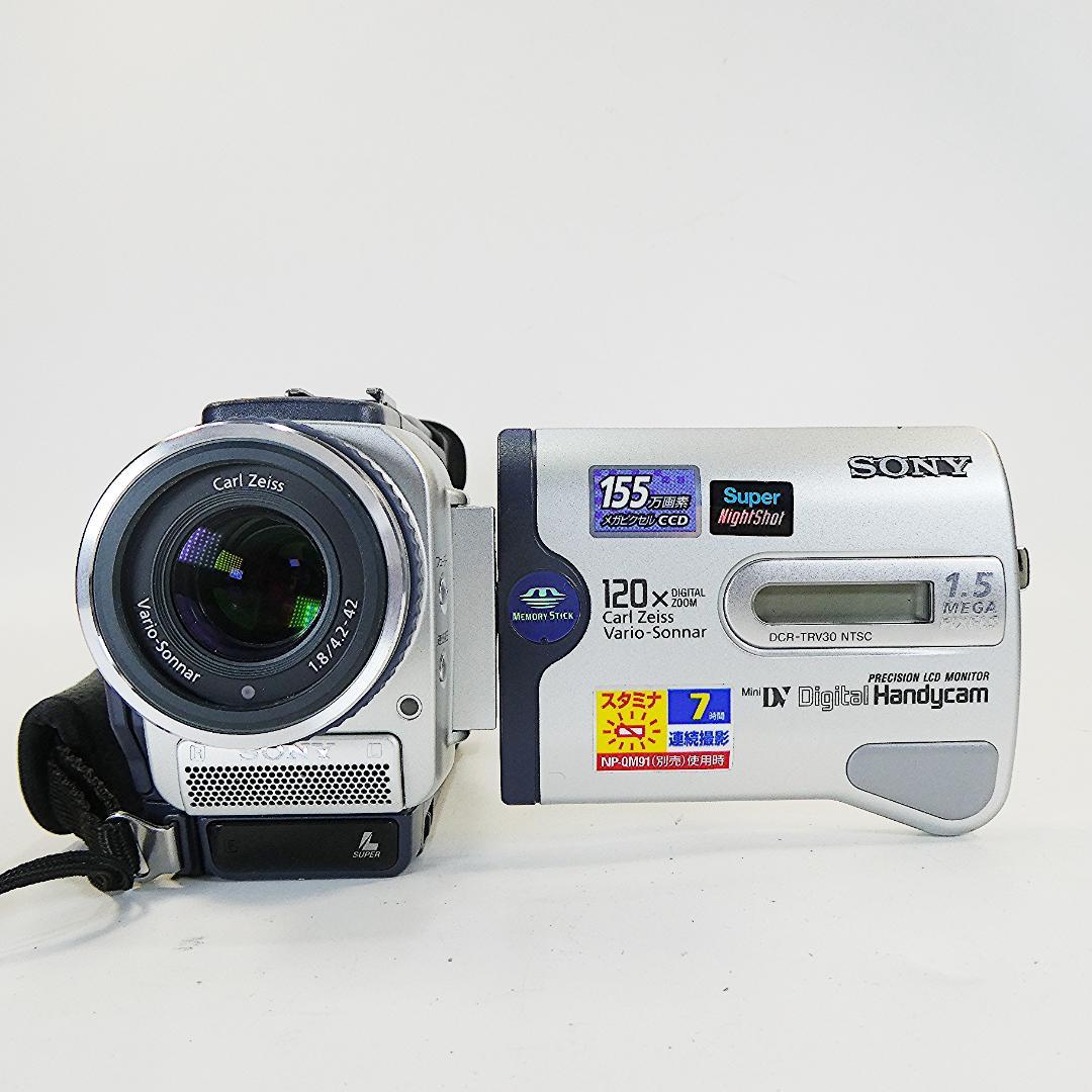 動作品 ソニーDCR-TRV30 MiniDV ビデオカメラDVDダビングに最適