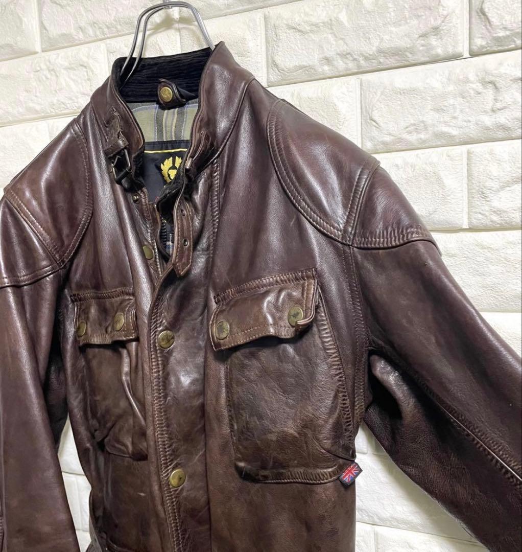 価格相談可 Belstaff ベルスタッフ パンサー トライアルマスター レザー