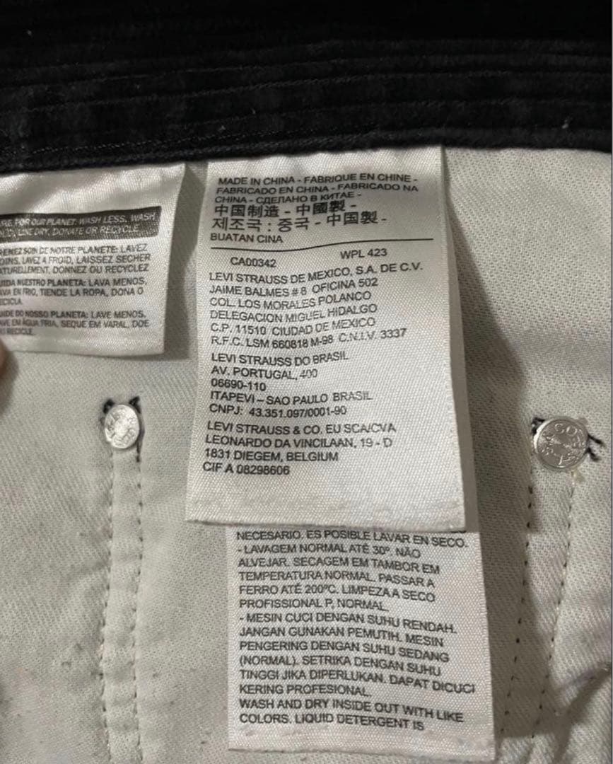 Levi's SILVER TAB BAGGYコーデュロイパンツ w33相当