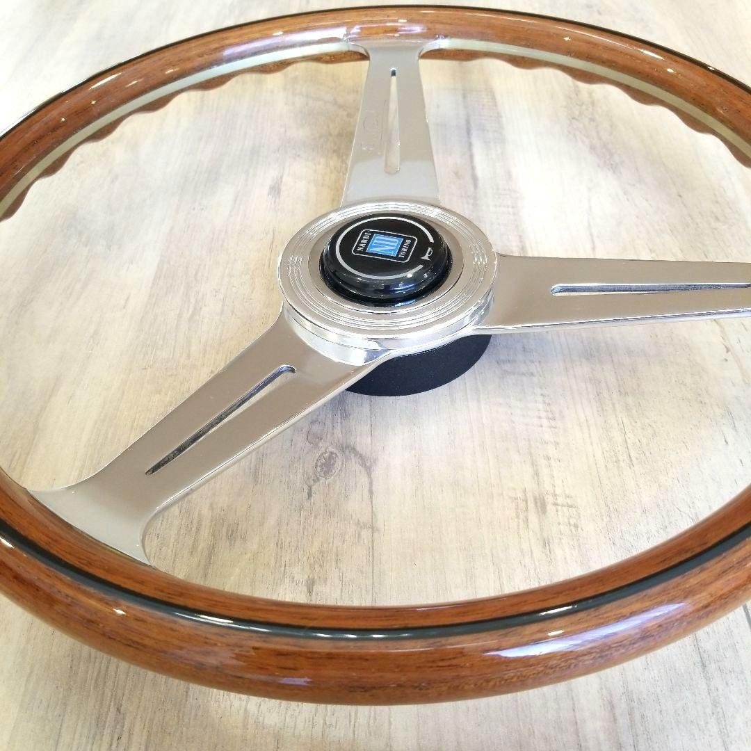 【美品】NARDI☆ナルディクラシックウッドポリッシュ/36Φ【FET刻印有り】