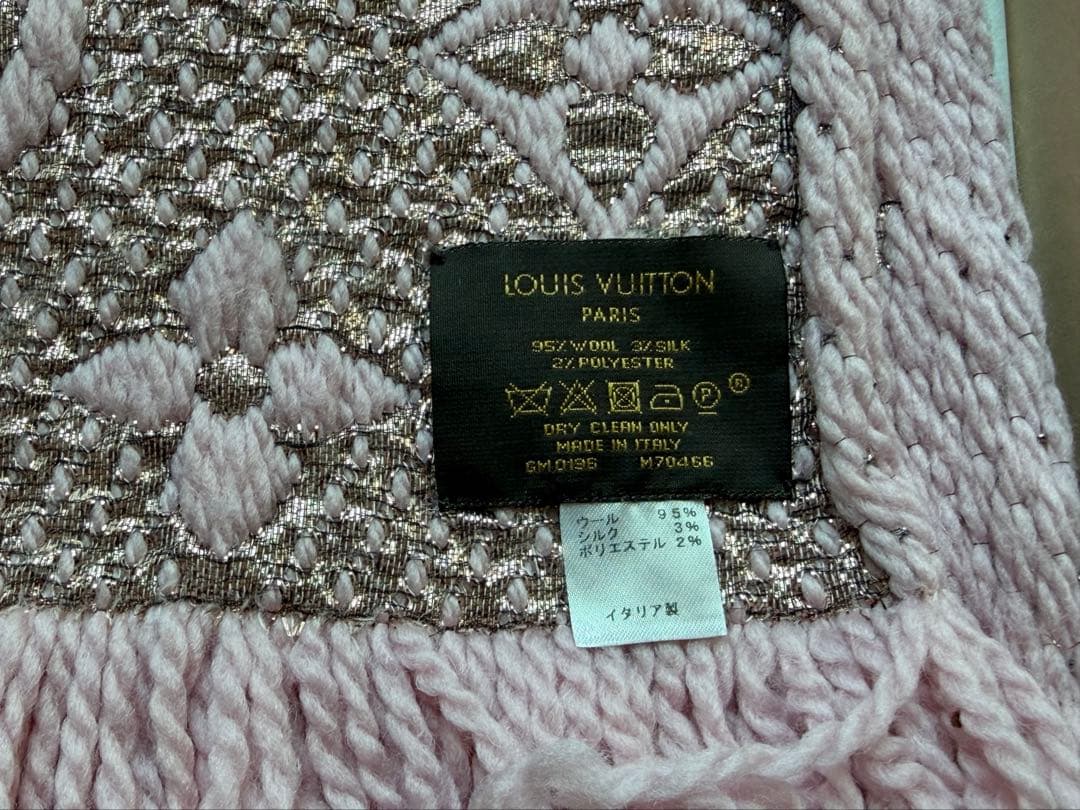 ルイ・ヴィトン ピンク マフラー