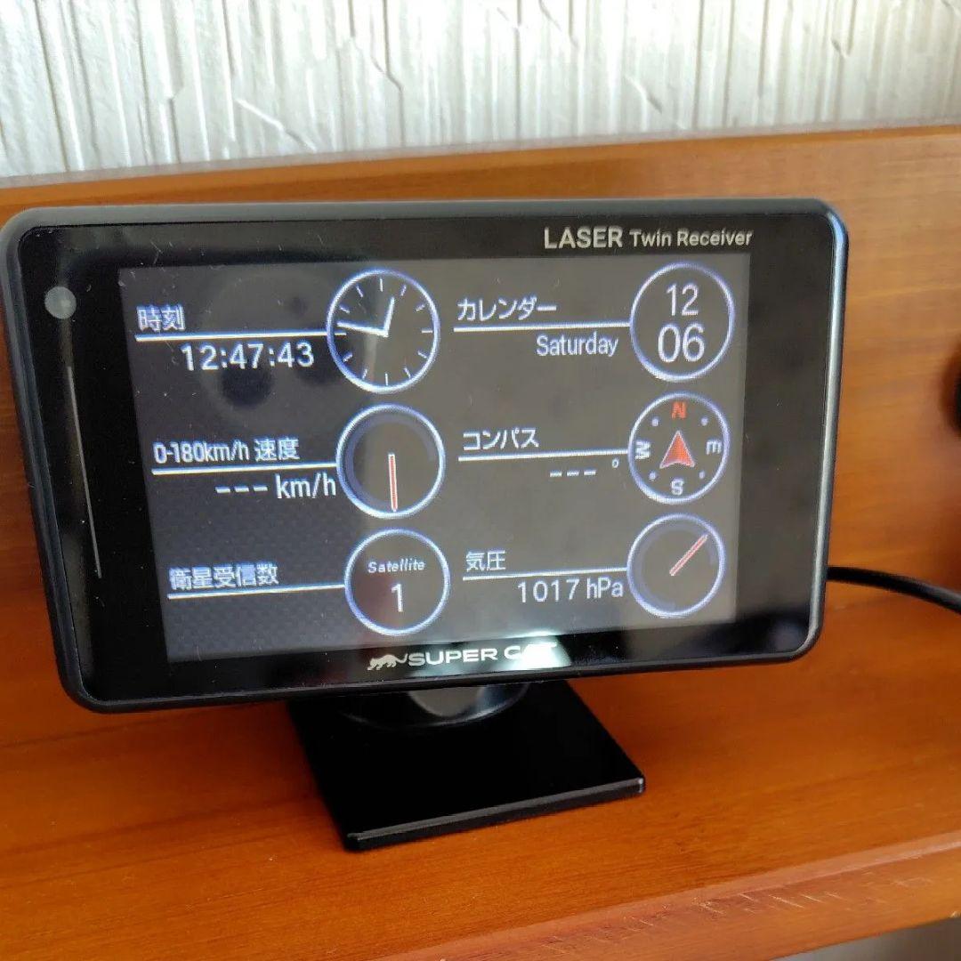 最新2025年データ　ユピテル GPS レーザー＆レーダー 探知機 GS103