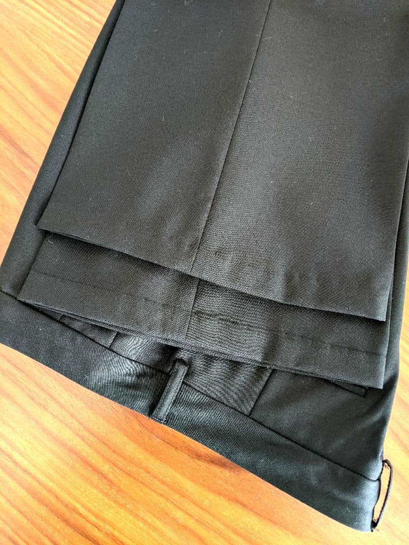 【美品】グリーンレーベルリラクシング　ブラックフォーマル パンツ　スーツ 40