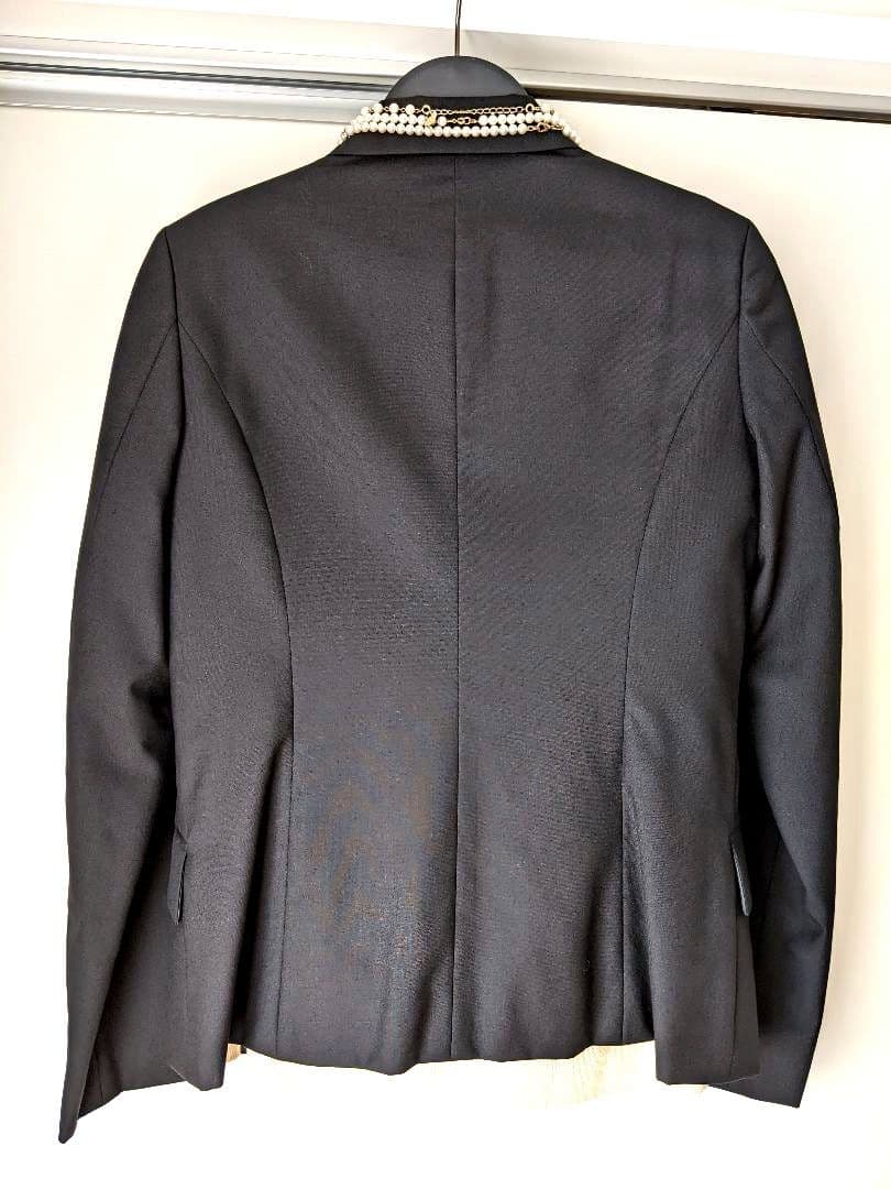 【美品】グリーンレーベルリラクシング　ブラックフォーマル パンツ　スーツ 40